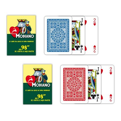 carte da poker modiano